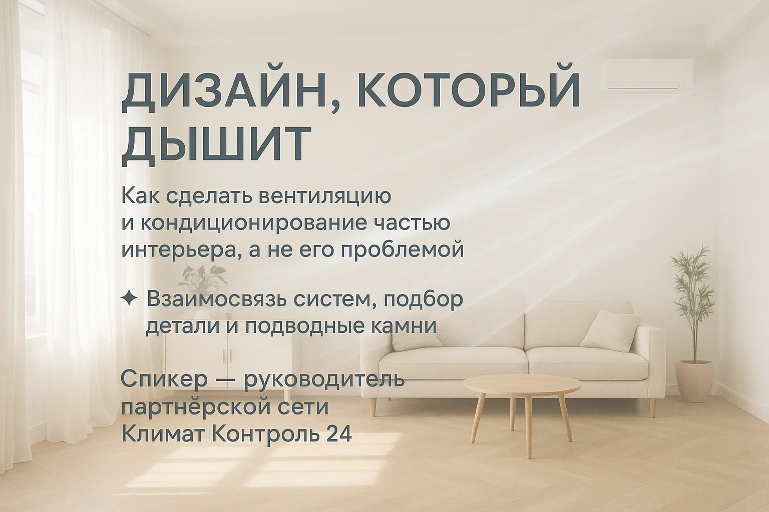 Всё взаимосвязано: вентиляция и кондиционирование без ошибок и конфликтов в проекте