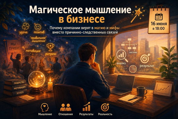 Магическое мышление в бизнесе: почему компании начинают верить в магию и мифы вместо причинно-следственных связей?