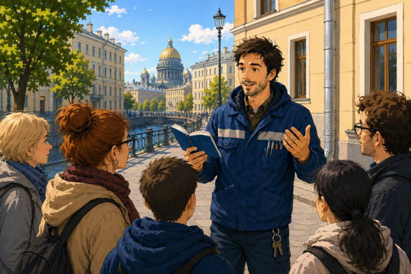 Спектакль-променад по Петербургской Коломне «Жека из ЖЭКа»