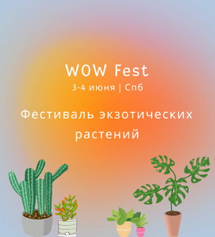 WOW Fest - фестиваль экзотических растений