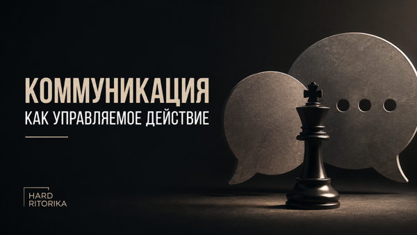 КОММУНИКАЦИЯ КАК УПРАВЛЯЕМОЕ ДЕЙСТВИЕ