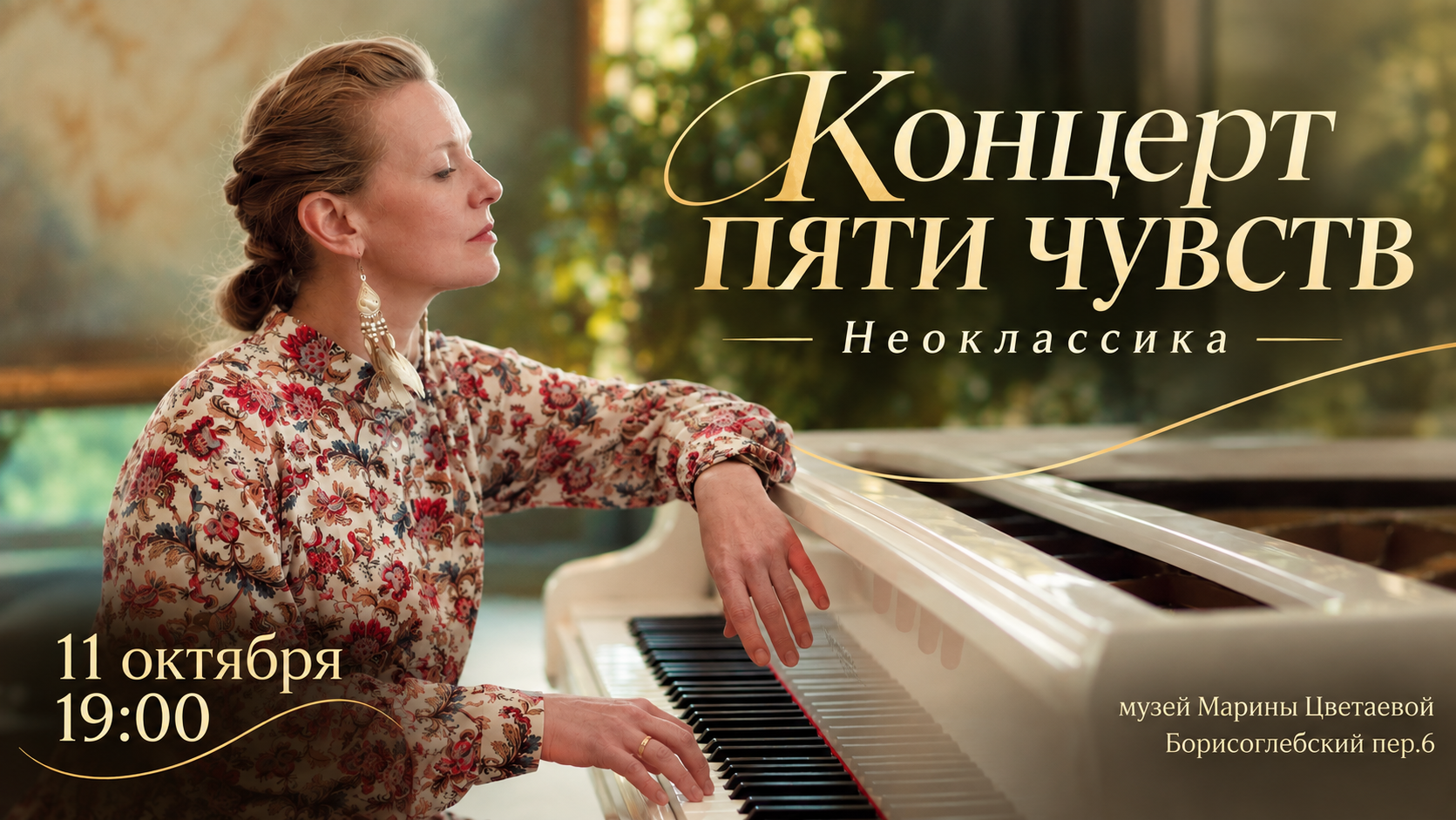 Концерт 5 чувств "Ощущая миг". Неоклассика.
