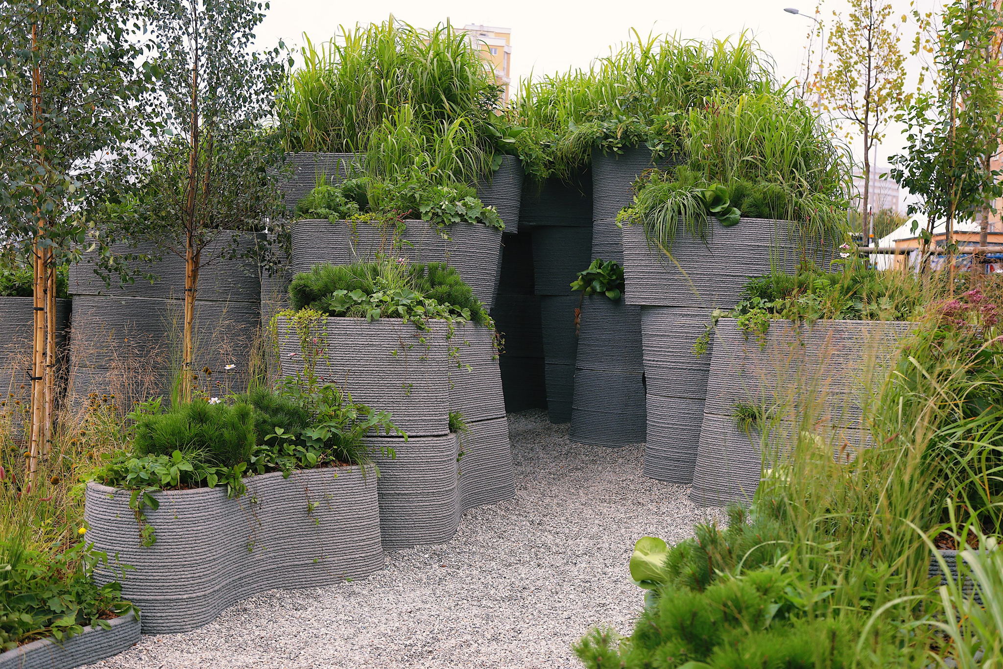 3д печать бетоном малых архитектурных форм