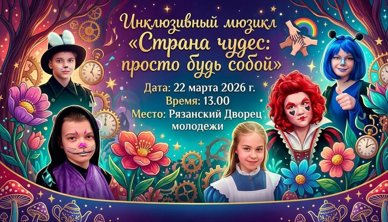 Инклюзивный мюзикл «Страна чудес: просто будь собой»