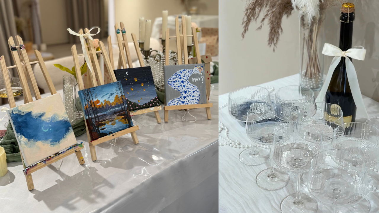 Корпоратив для самозанятых: мини-картины и безлимитное шампанское