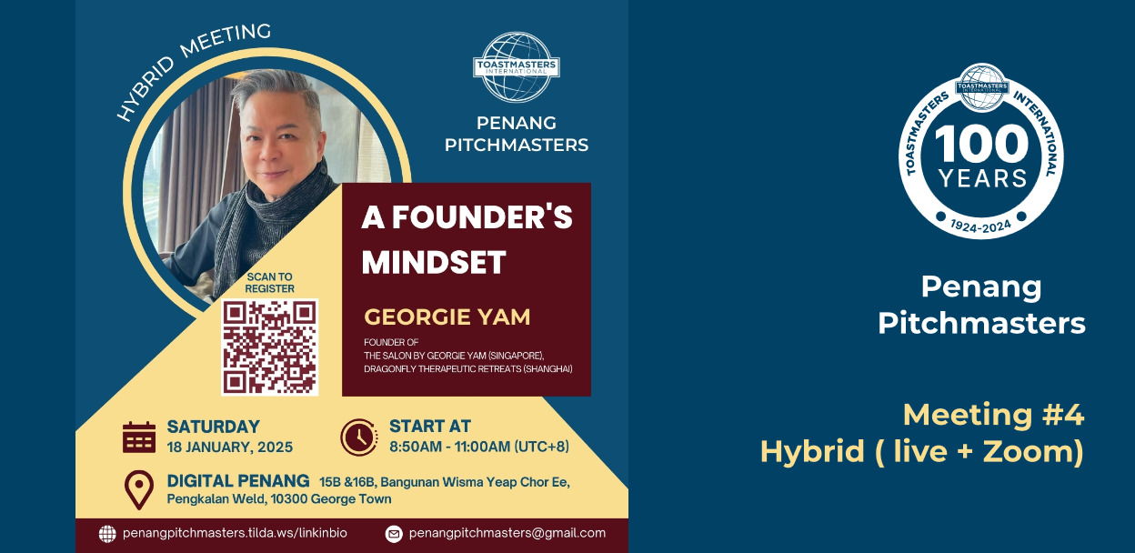 Pitchmasters Meeting #4: A Founder's Mindset