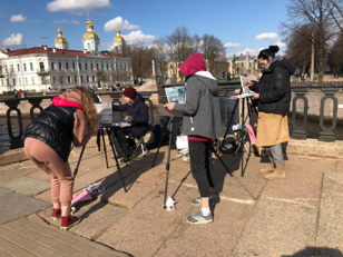 Пленэр с грифонами