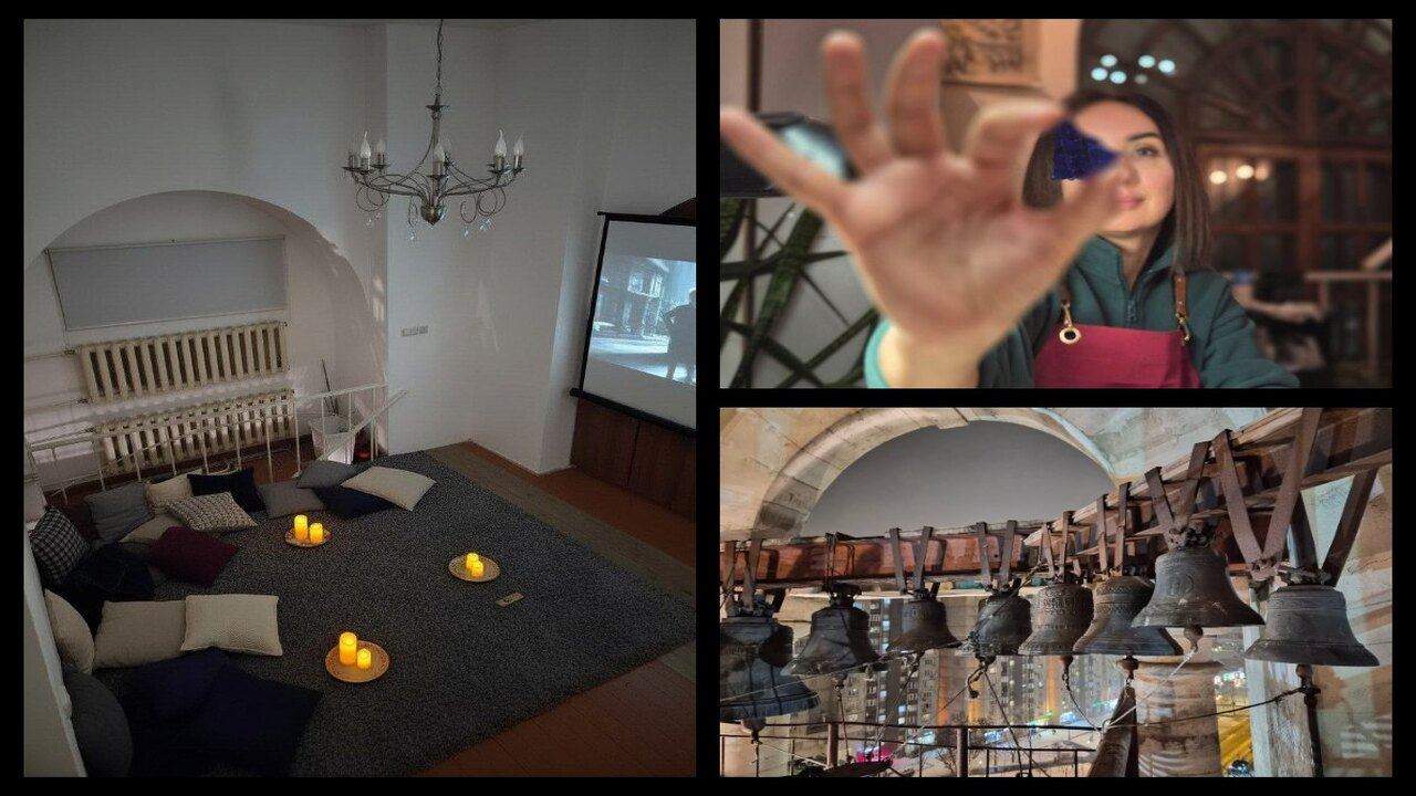 Рождественские сумерки в колокольне