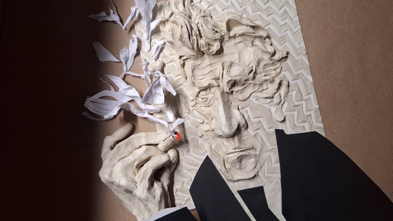 Пластилиновой рельеф