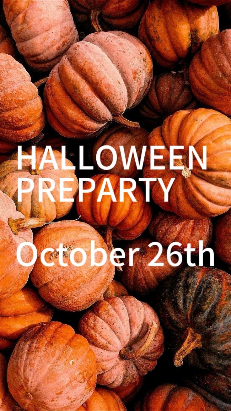 Halloween preparty