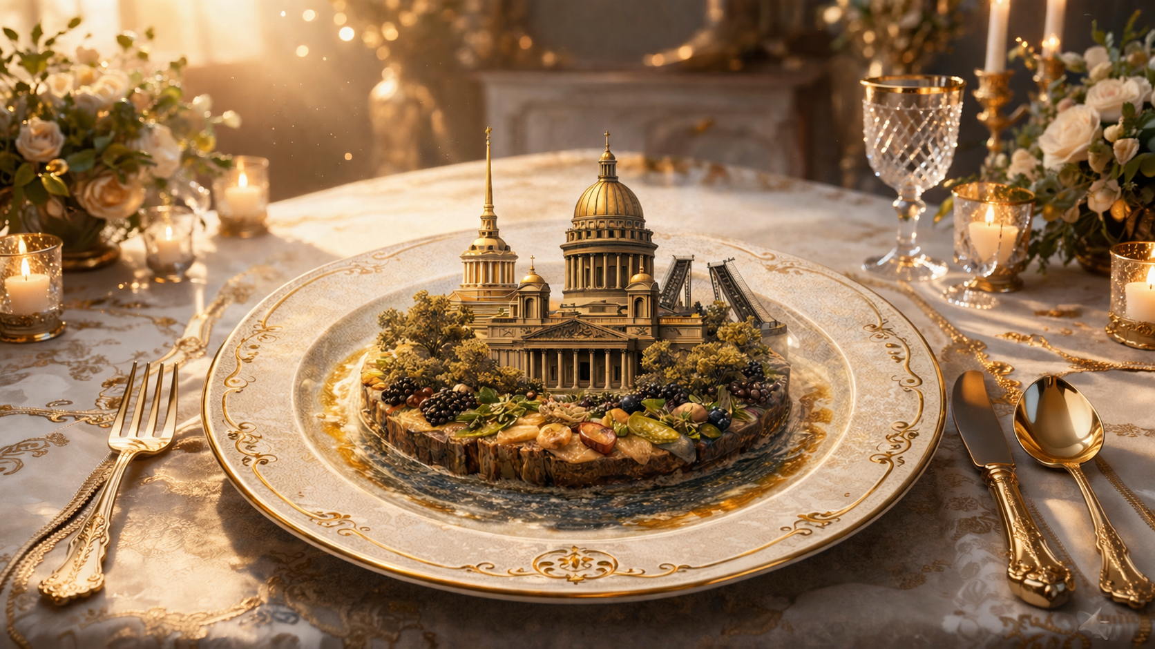 Бесплатная экскурсия «Гастрономический Петербург: где обедали императоры, проигрывались писатели и наслаждалась жизнью богема»