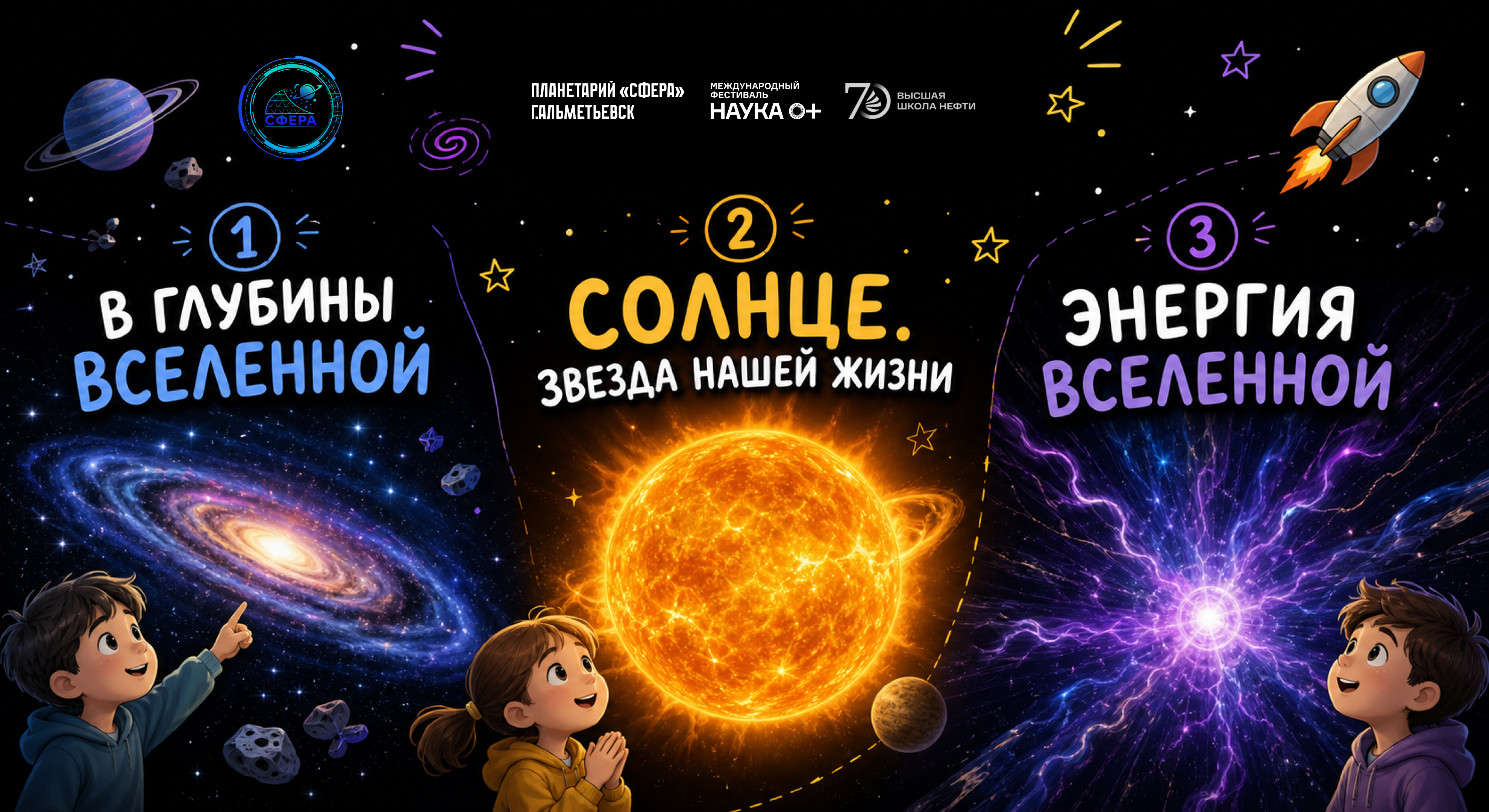 Кинопоказ фильмов в планетарии "Сфера"