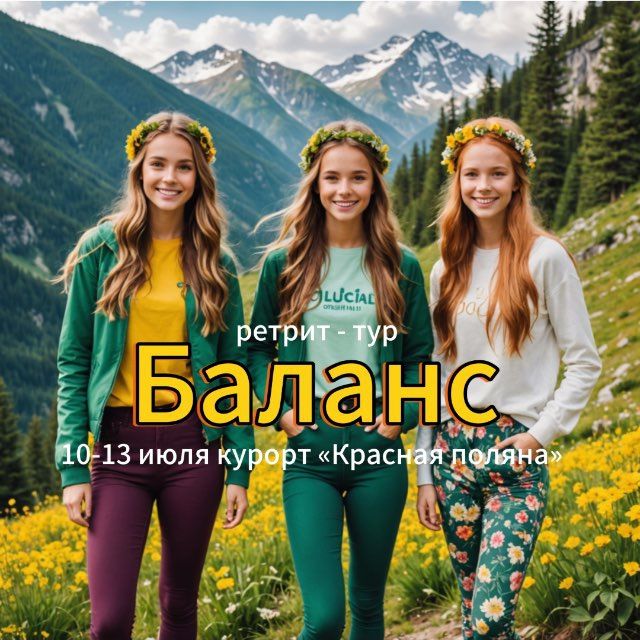 Ретрит-тур "Баланс" на курорте Красная поляна