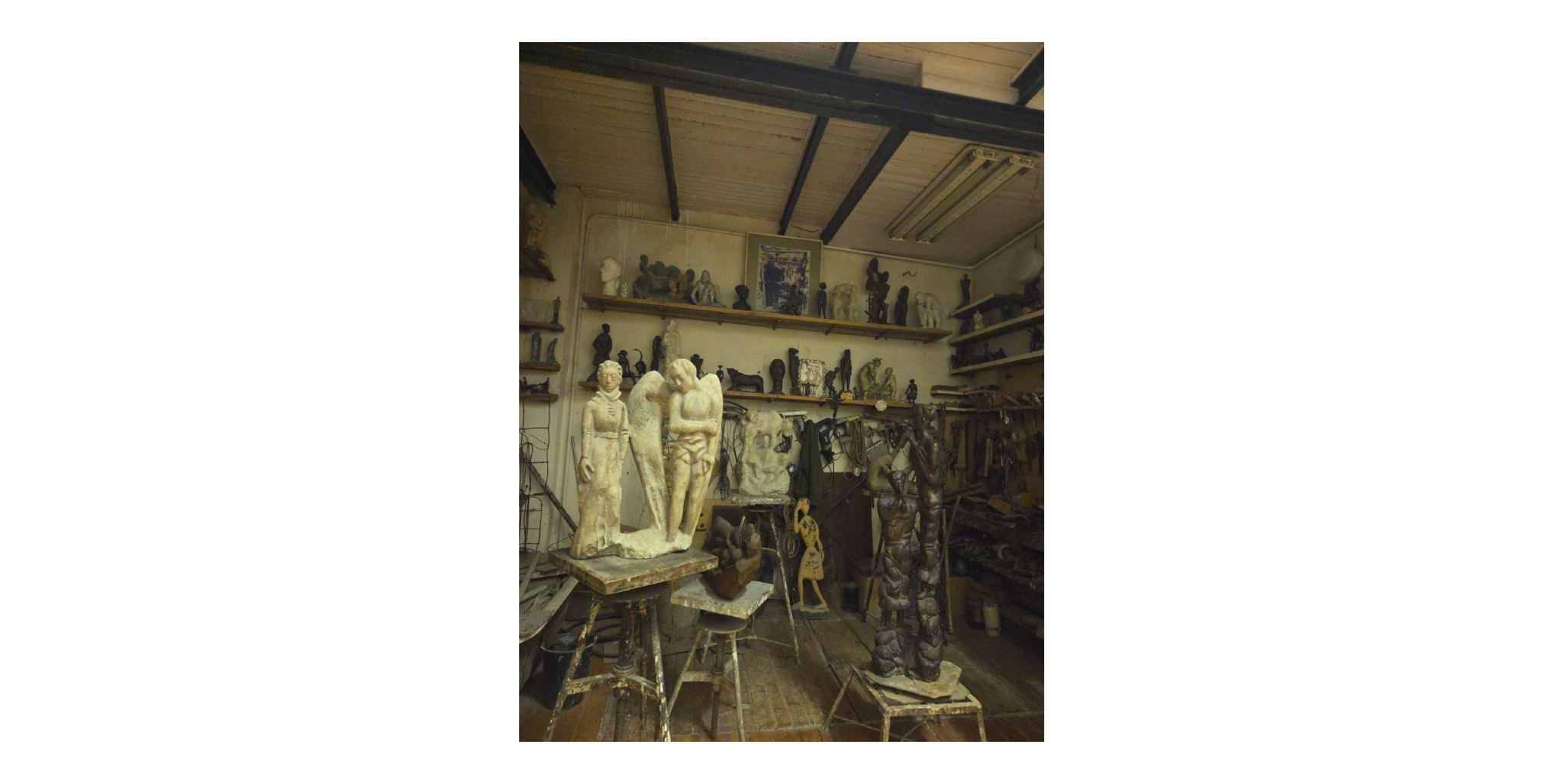 Проект «Нутро мастерской». Экскурсия в мастерскую скульптора Лазаря Гадаева