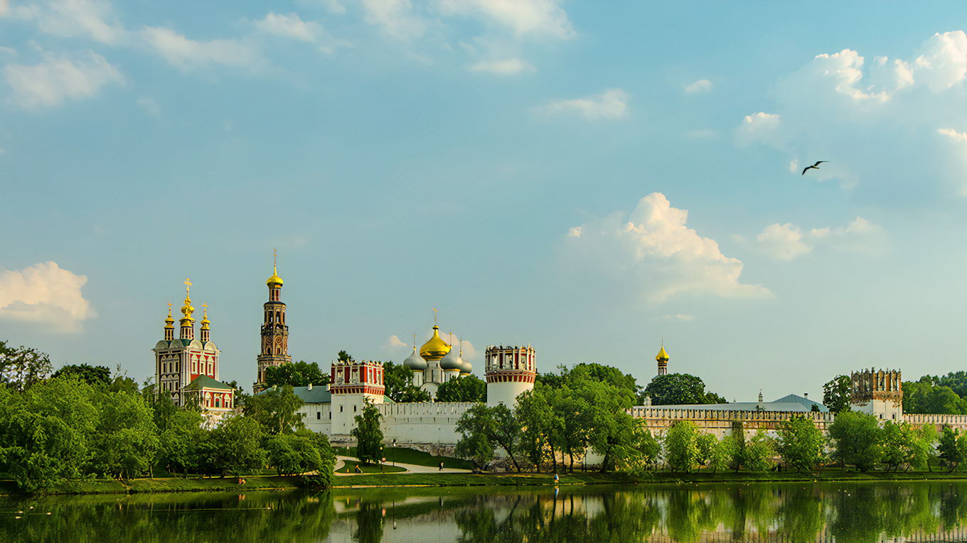Пленэр Москвича. Новодевичьи пруды