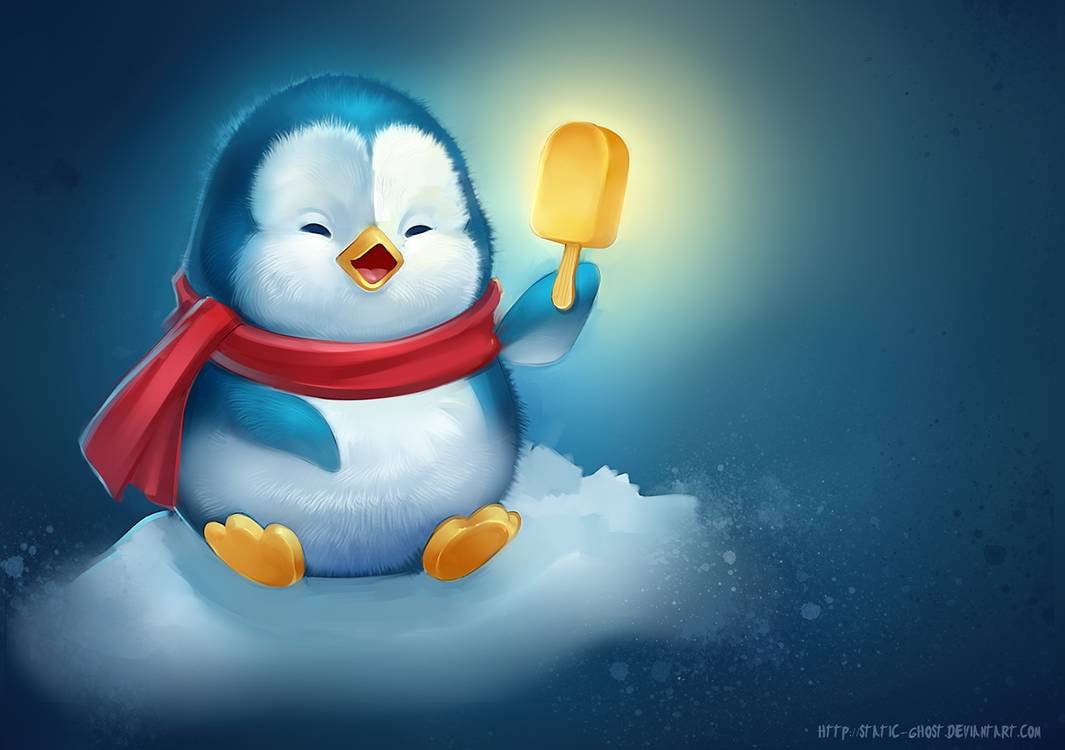 Пингвин с шарфом