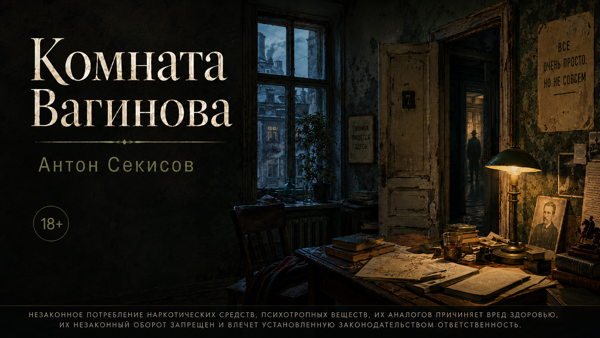 Книжный клуб "Комната Вагинова" Антон Секисов (18+)