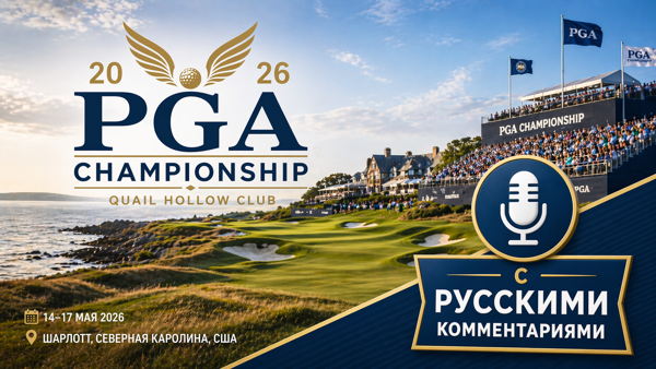 Большой гольф в прямом эфире: смотрим PGA Championship вместе