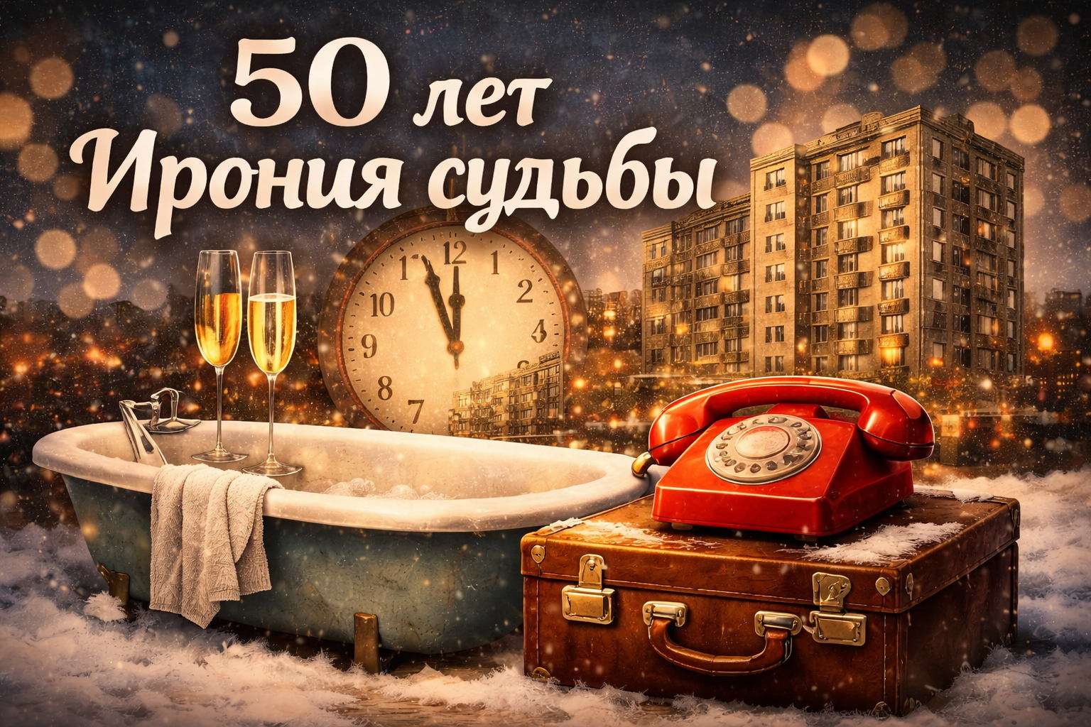 "Ирония судьбы или с легким паром" Арт-бранч на юбилей фильма