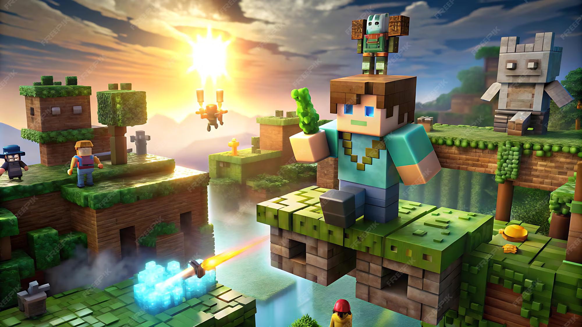 Мастер-класс "Создание 3D-персонажа из игры Minecraft"