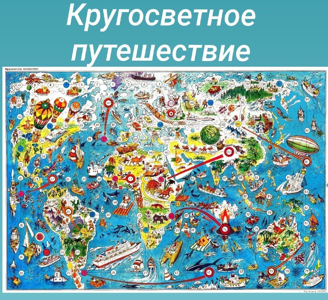 Интеллектуально коммуникативная игра "Кругосветное Путешествие"