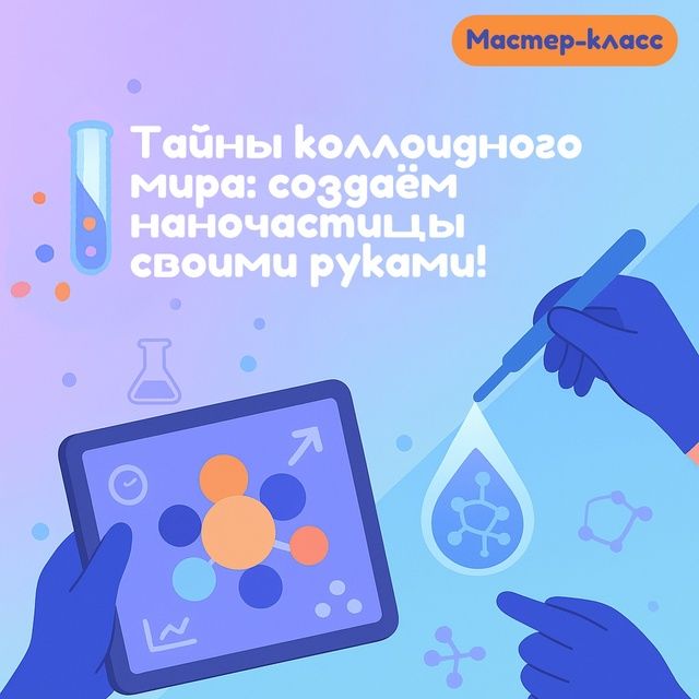 Мастер-класс "Тайны коллоидного мира: создаём наночастицы своими руками!"
