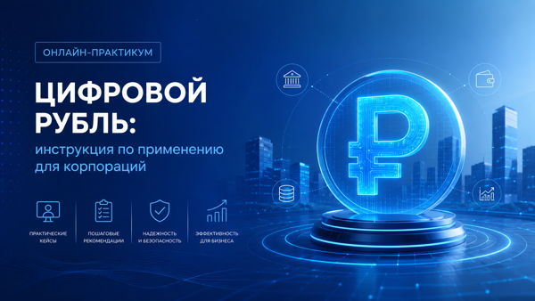 Онлайн-практикум «Цифровой ру бль: инструкция по применению для корпораций»