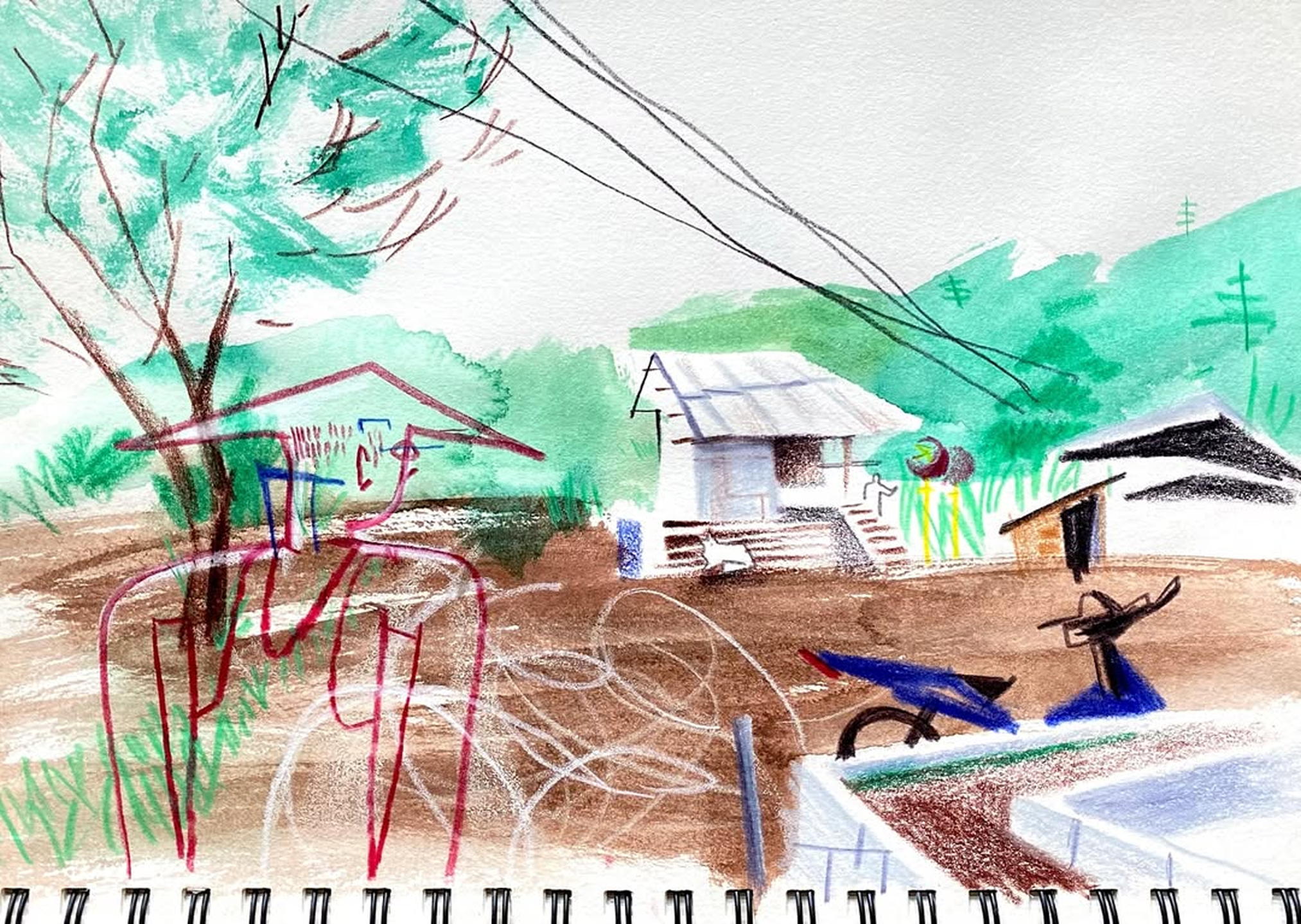 Скетчинг: цвет и эмоции