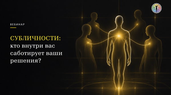 Вебинар «Субличности: кто внутри вас саботирует ваши решения?»
