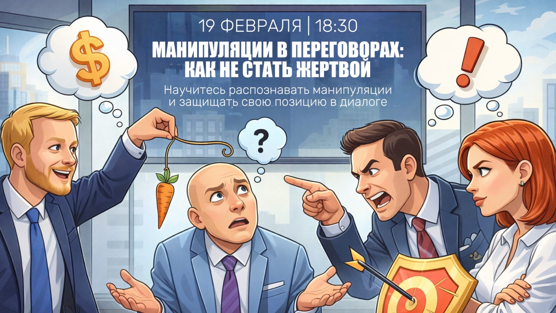 Манипуляции в переговорах: как не стать жертвой