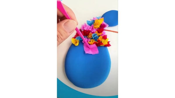 Мастер-класс по рисованию необычных картины, используя технику торцевания на пластилине