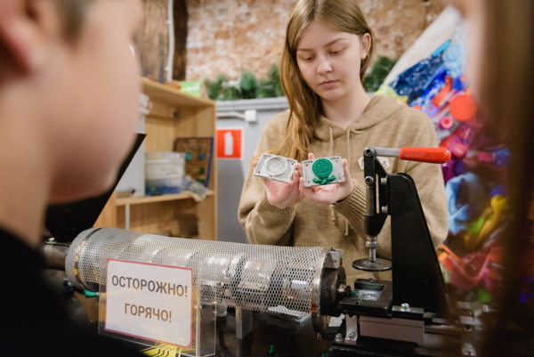 Ночь музеев в экоцентре Сборка, Музей рециклинга