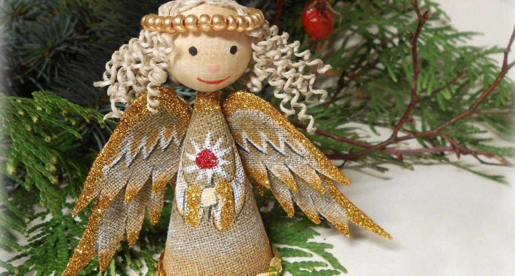 Мастерим рождественского ангела в «Фуд Парк Меркурий»