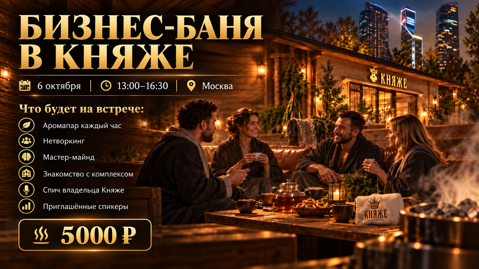 Бизнес-баня в «Княже»