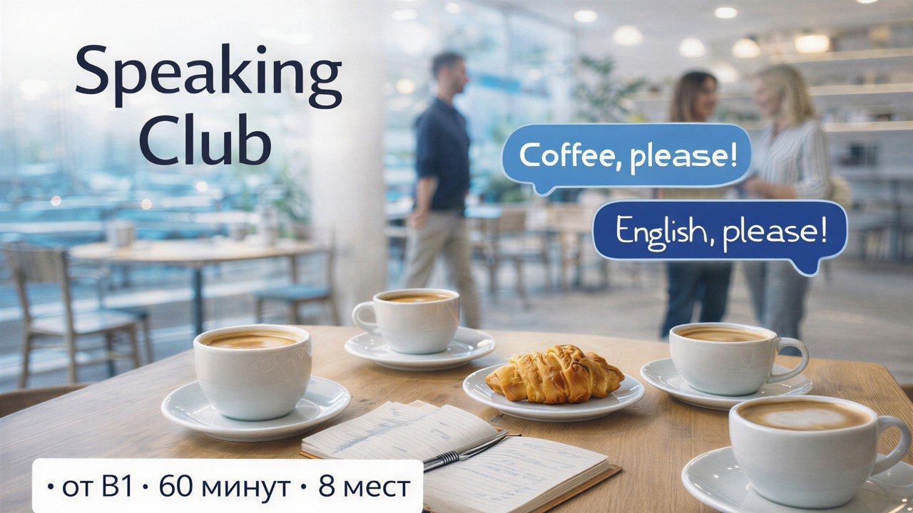 Английский разговорный клуб | 13:00