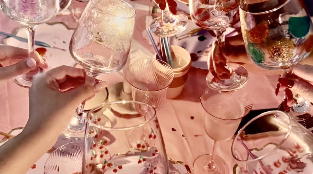 Мастер—класс по росписи бокалов ✨