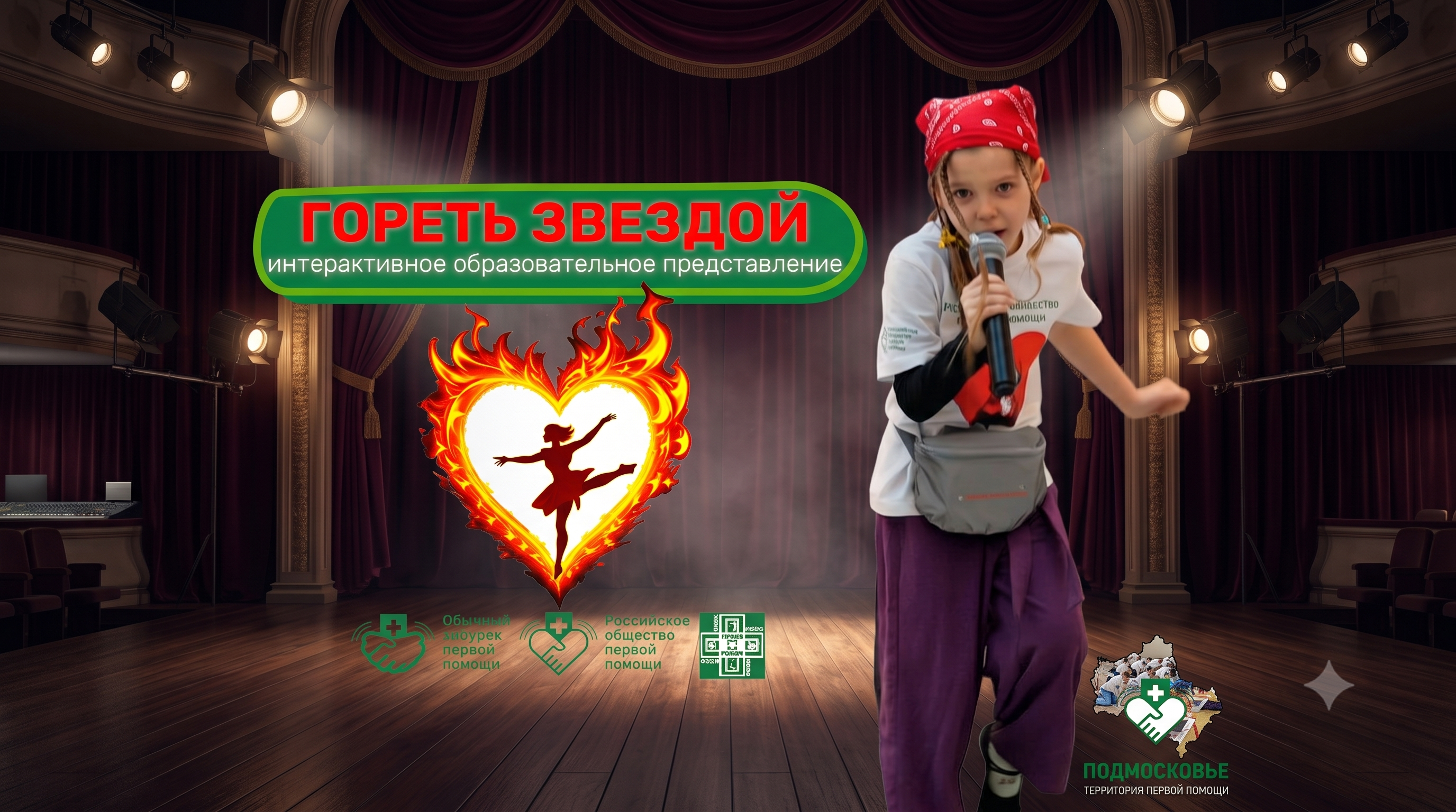 Интерактивное образовательное представление «Гореть звездой» (совместно с Всемирным днем «Запусти сердце»)