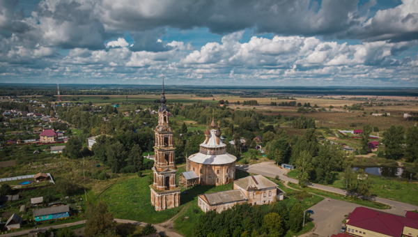 Практическая мастерская по изучению наследия в ярославском с. Курба