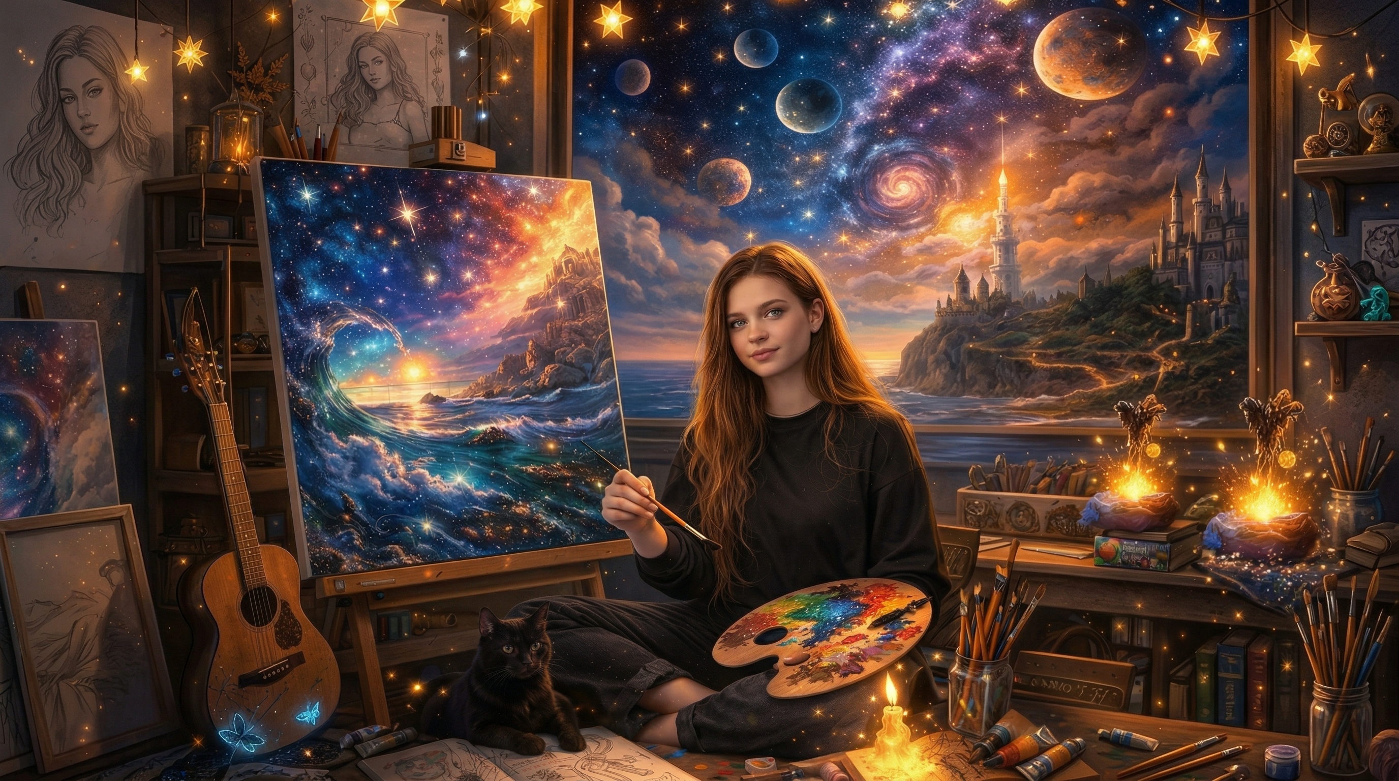 Мастер-класс по живописи «картина желаний»