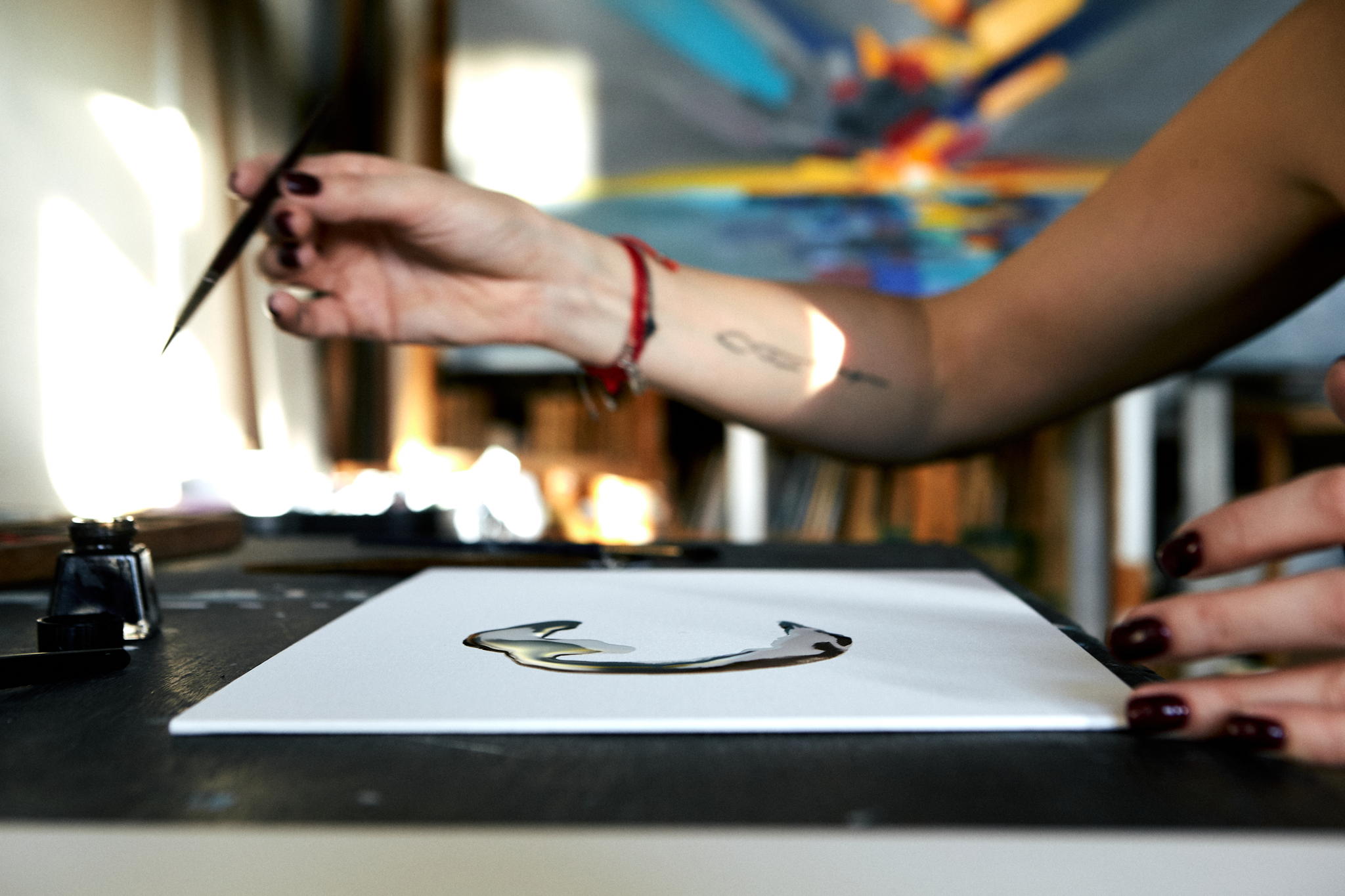 Мастер-класс в мастерской художника: монотипия