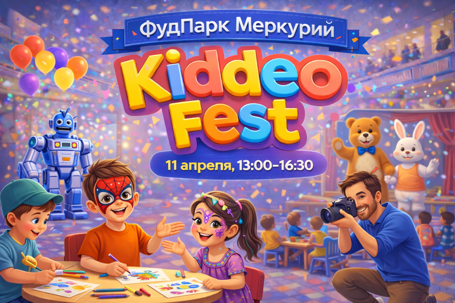 Бесплатный детский фестиваль в СПб — Kiddeo Fest