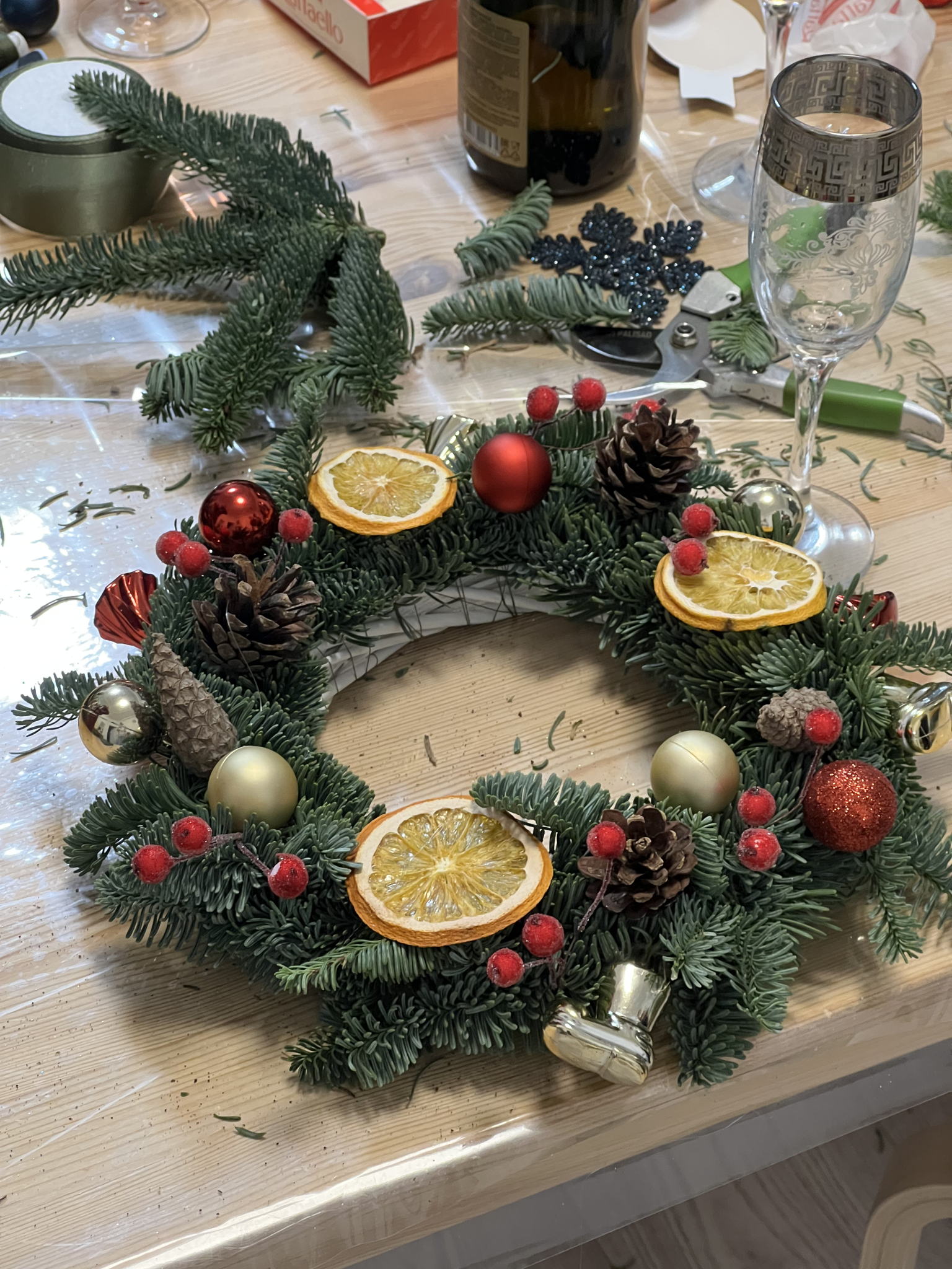 Новогодние мастер-классы по флористике