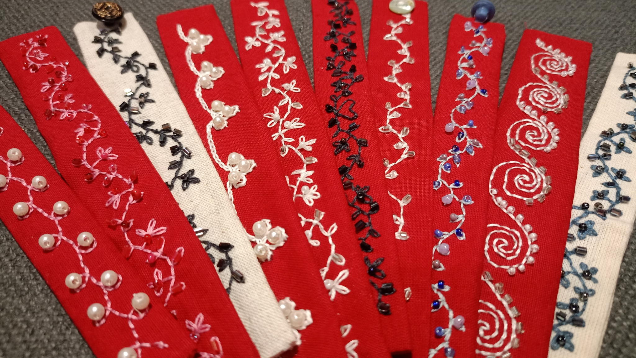 Мастер-класс | Вышивка аксессуара: браслет | Дарья Громова