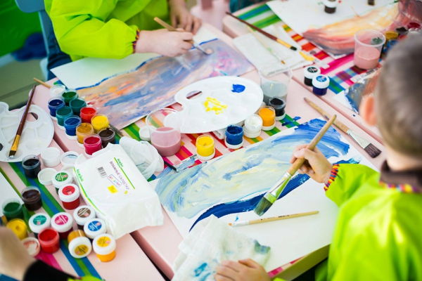 Мастер-класс по живописи для детей на Арбатской