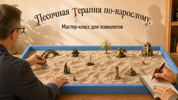 Песочная терапия по-взрослому. Мастер класс для психологов