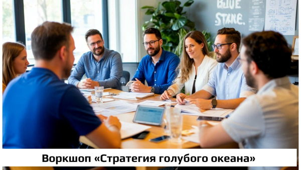 Воркшоп «Стратегия Голубого Океана»: как перестать конкурировать и создать новый рынок для своего бизнеса