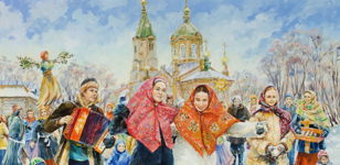 Фольклорно-игровая программа "Масленица идёт – весну под руку ведёт"