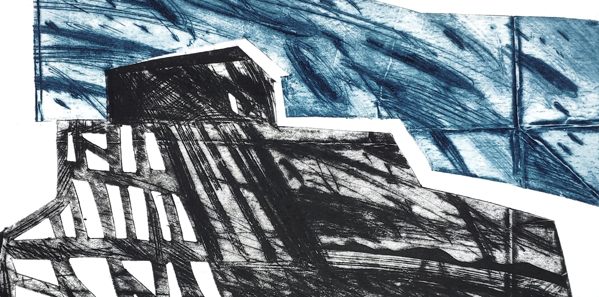 Воркшоп по сухой игле на тетрапаке в два цвета