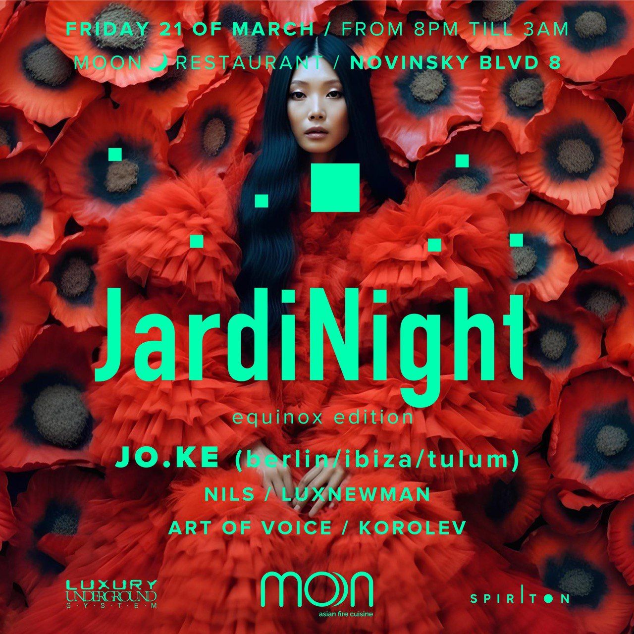 JARDIN NIGHT equinox edition / MOON RESTAURANT