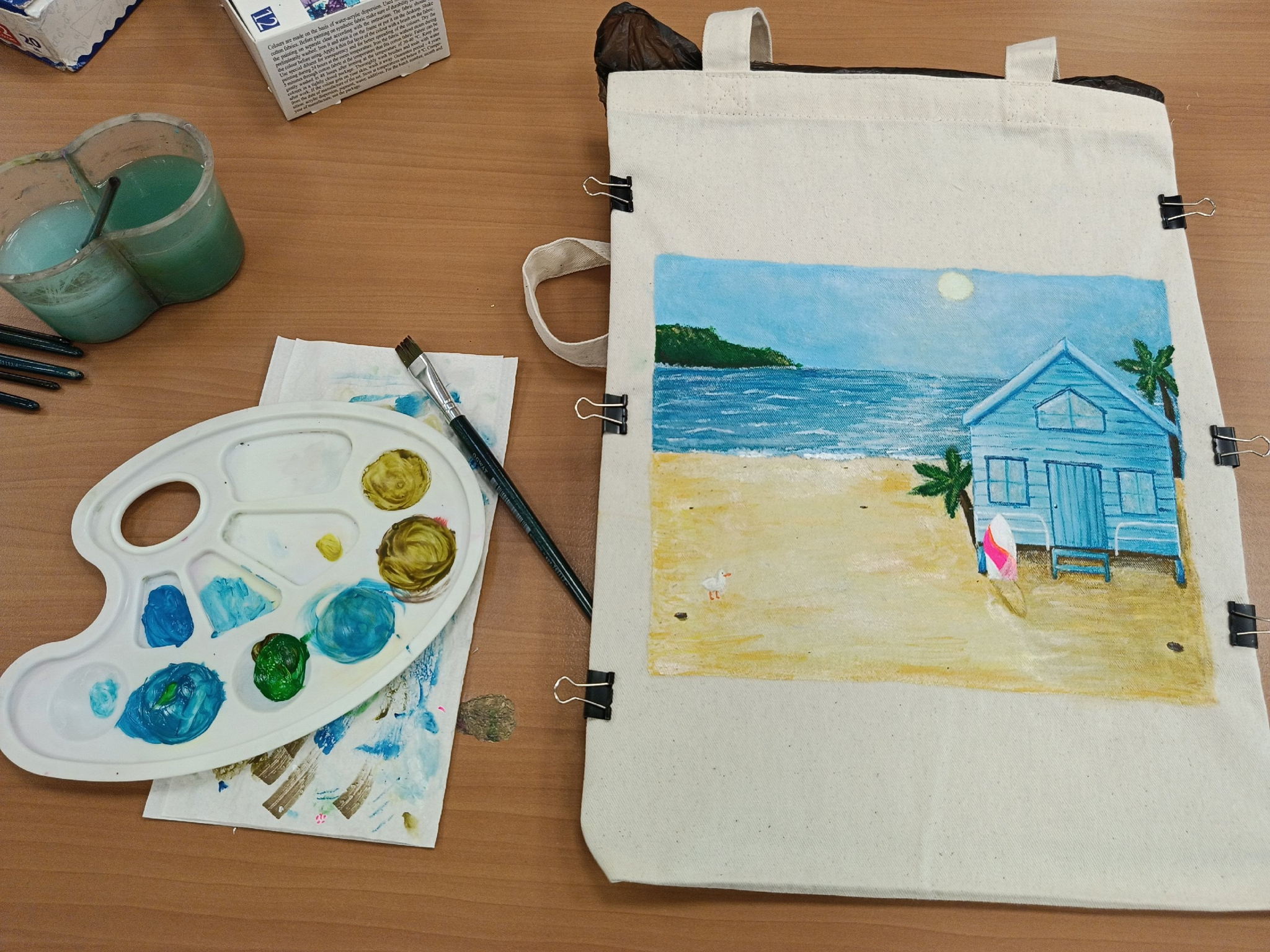 Мастер -класс по росписи шопперов